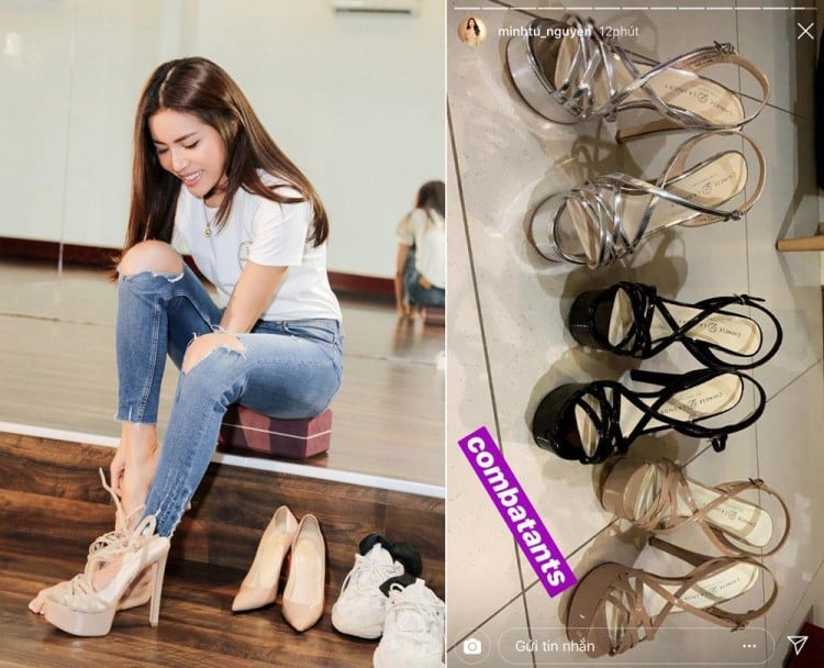 Được biết là một Shbet888 phiên bản mới nhất mê sneaker, nhưng cô nàng Minh Tú đã tậu đến 3 màu sắc cùng 1 kiểu dáng giày để mang đi chinh chiến trên đấu trường quốc tế.  