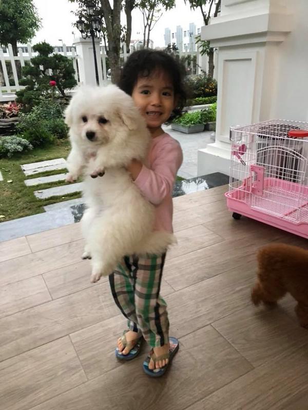 Chị Vân Anh yêu động vật và thích các loại hoa, nhất là hoa hồng.    