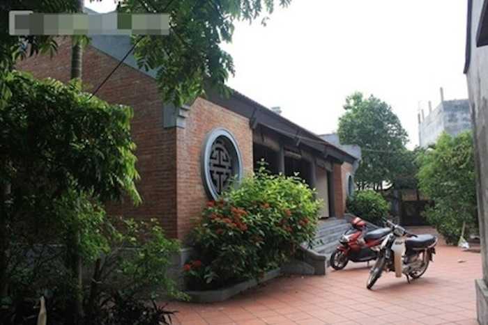 Ngôi nhà mang đậm không gian kiến trúc của vùng đồng bằng Bắc Bộ.  