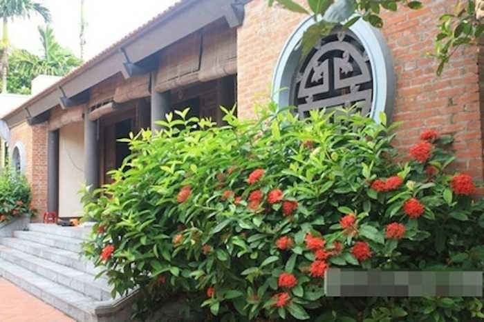 Một góc nhà vườn tuyệt đẹp của Xuân Hinh.  