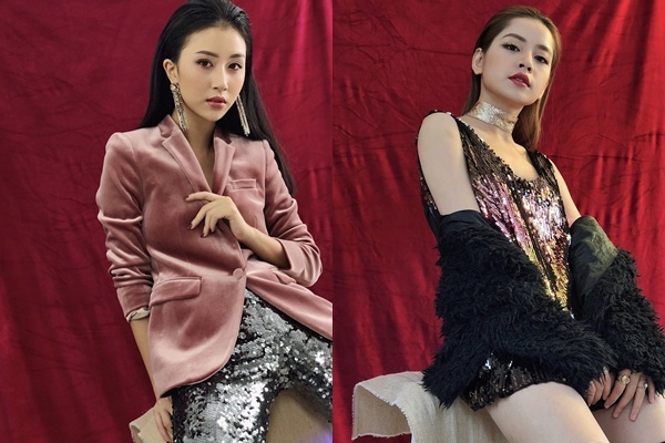 Hai nàng hot girl thể hiện khả năng phối đồ đa dạng và đẳng cấp của mình. Tuy nhiên, nếu để ý kỹ bạn sẽ thấy hai cô có những lựa chọn và con mắt thời trang khá giống nhau.    