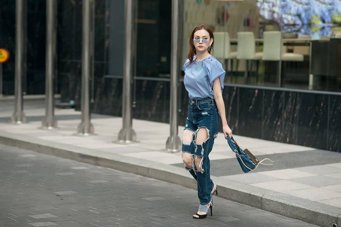 Quần denim 