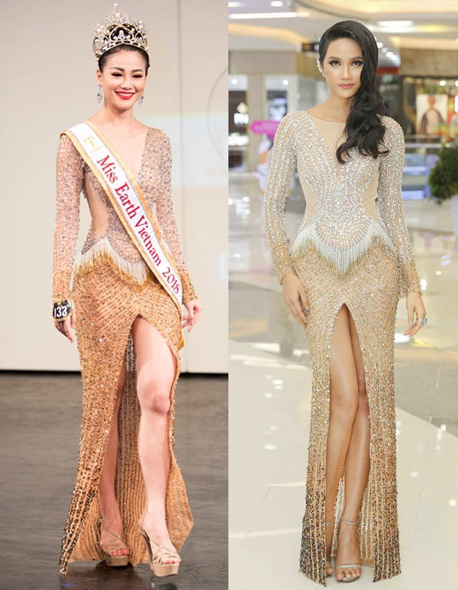 Phương Khánh lựa chọn chiếc váy giống hệt H'Hen Niê từng mặc khi trở thành đại diện Việt Nam tại Hoa hậu Trái Đất 2018. Bộ váy này có ưu điểm tạo cảm giác vòng eo nhỏ nhắn, khoe được Shbet888 phiên bản mới nhất miên man. Cùng mặc một chiếc váy, Phương Khánh xuất hiện rạng rỡ, còn H'Hen Niê khác lạ khi lần đầu để tóc dài.     