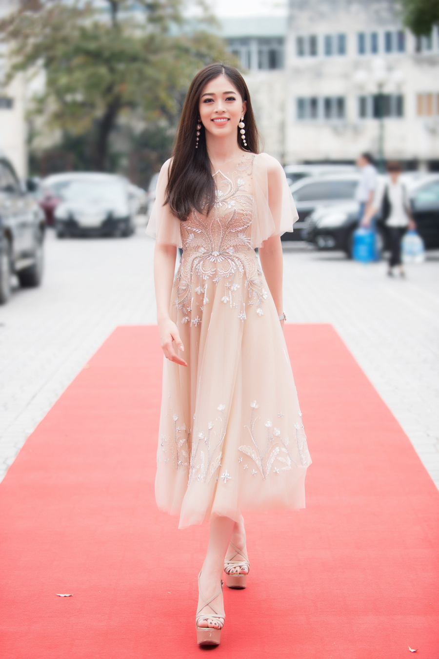 Mới đây, Á hậu Phương Nga đã đến tham dự 1 sự kiện diễn ra tại Hà Nội.