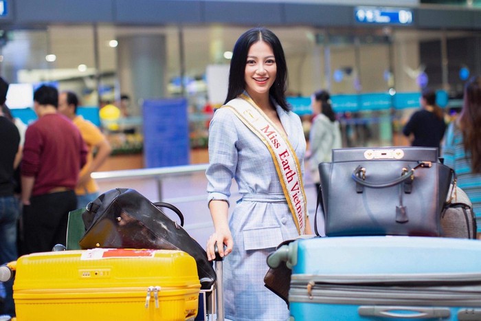 Hoa hậu xây dựng hình ảnh một quý cô thành đạt, thanh lịch mỗi khi xuất hiện.    