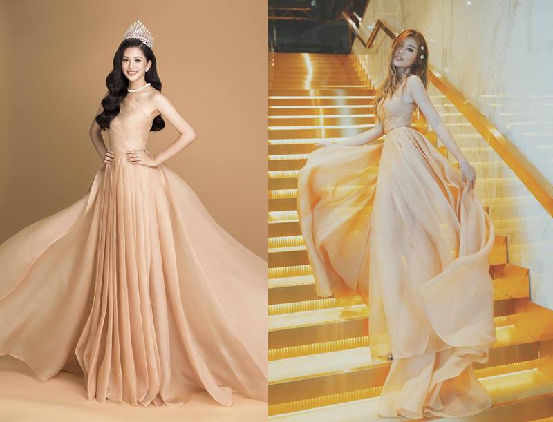 Tiểu Vy và Quỳnh Châu đều có chiều cao ngang bằng nhau 1m75, thế nhưng cả hai lại mang đến 2 sắc thái hoàn toàn trái ngược nhau cho thiết kế của Trần Hùng. Nếu Tiểu Vy ngọt ngào và sang trọng, Quỳnh Châu lại có phần gợi cảm và ấn tượng hơn với Shbet123 Link Vào ShBet Mới Nhất sáng màu.     
