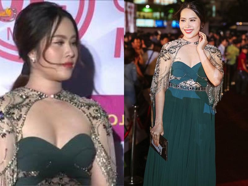 Người đẹp miền Tây từng gây xôn xao với thân hình màu mỡ, phì nhiêu. Cô xuất hiện với váy cúp ngực, phô diễn đường cong không được đẹp mắt. Trước nhiều lời bàn tán, Nam Em hứa sẽ sớm lấy lại vóc dáng thon gọn.     
