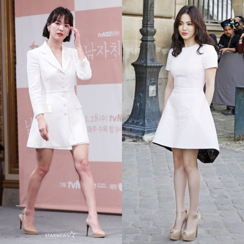 Từ lâu, Song Hye Kyo đã được công chúng ưu ái gọi là ngọc nữ, một trong những đại diện nhan sắc của cả làng giải trí xứ Hàn. Vẻ mong manh, trẻ trung của Song Hye Kyo khiến nhiều phụ nữ ghen tị.  