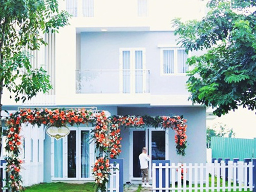 Nhà riêng của Hoa hậu Thu Thảo nằm trong một khu biệt thự sang trọng thuộc quận 9, TP. HCM    