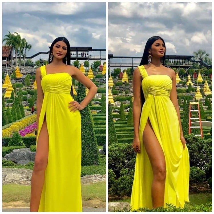 đại diện đến từ Venezuela - Sthefany Gutiérrez cũng vô cùng lộng lẫy hoàn hảo  