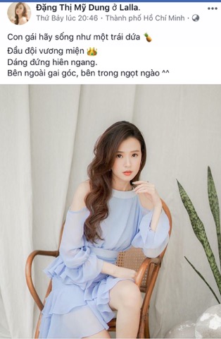 Dòng chia sẻ của Midu nhận được sự tán thưởng của nhiều người.