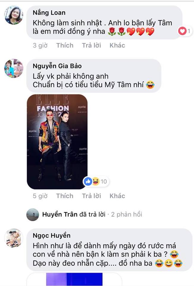 Cư dân mạng bình luận hài hước Đàm Vĩnh Hưng không tổ chức sinh nhật để chuẩn bị cưới Mỹ Tâm.