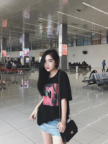 Một set đồ khá quen thuộc và đơn giản mà vẫn 