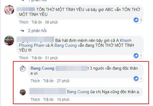 Bằng Cường bất ngờ cho biết cả anh, Khánh Phương và Quỳnh Nga vẫn đang độc thân.  