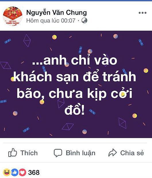 Nguyễn Văn Chung chia sẻ dòng trạng thái cho là đá xéo Á hậu Thư Dung    