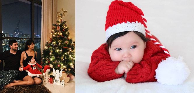 Siêu mẫu Hà Anh không thể bỏ lỡ mùa Giáng sinh đầu tiên của con gái yêu. Căn hộ của siêu mẫu Hà Anh cũng đã hoàn tất mọi công đoạn trang trí.    