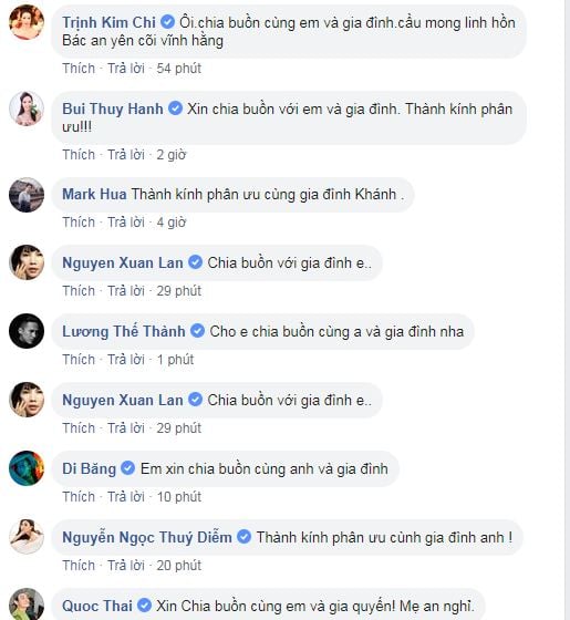 Sao Việt chia buồn đến Shbet111 slot, casino, thể thao, xổ số diễn viên Huy Khánh.    