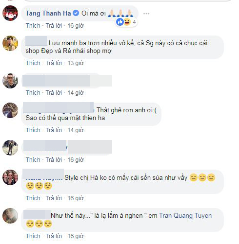 Tăng Thanh Hà chỉ biết thốt lên: 