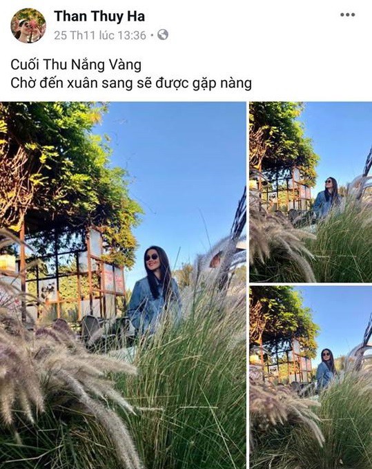 Dòng trạng thái của Thân Thúy Hà mong được gặp 