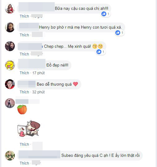 Cư dân mạng khen Subeo đáng yêu.    