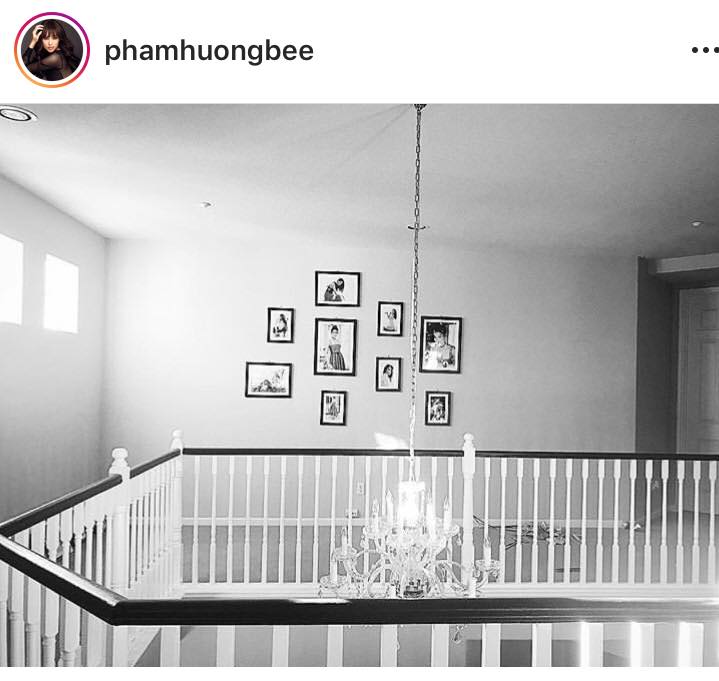 Bức hình được Phạm Hương đăng tải trên mạng xã hội sau tin đồn đã sinh con cho đại gia ở Mỹ.