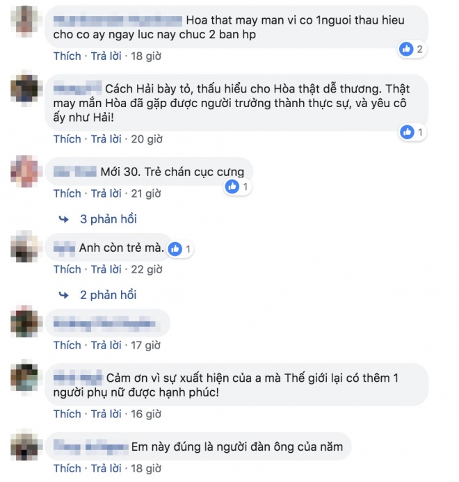 Rất nhiều người khen ngợi cách hành xử của Minh Hải.    