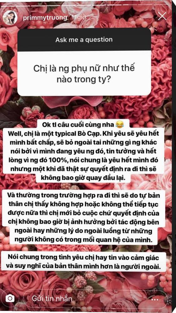 Câu trả lời của Primmy Trương.    