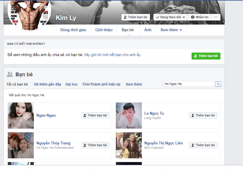 Hồ Ngọc Hà và Kim Lý vẫn chưa kết bạn Facebook với nhau dù đã ra mắt bố mẹ 2 bên.