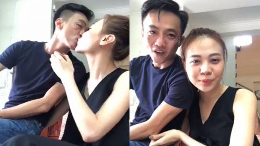 Thời điểm này, khi về quê của Đàm Thu Trang ở Lạng Sơn, Cường Đô la cũng liên tục hôn bạn gái dù cả hai đang livestream trò chuyện với khán giả. Nhiều người rất bất ngờ bởi trước đây, Cường Đô la là người kín tiếng, ít chia sẻ với truyền thông.    
