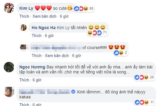 Bên dưới, Kim Lý và nhiều fan khen ngợi nhan sắc của nữ ca sĩ    