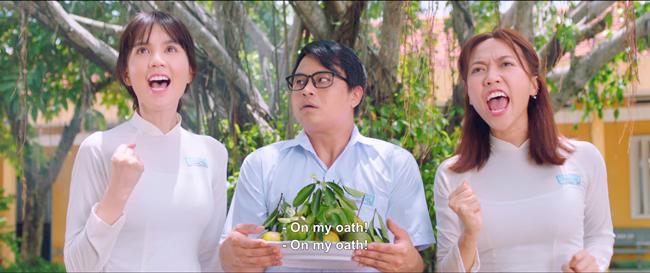 Trang (Ngọc Trinh) và Hiền (Diệu Nhi) quyết tâm “Chỉ cần mày còn ế, tao sẽ không lấy chồng!”.