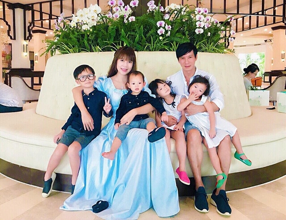 Gia đình hạnh phúc của Lý Hải - Minh Hà.