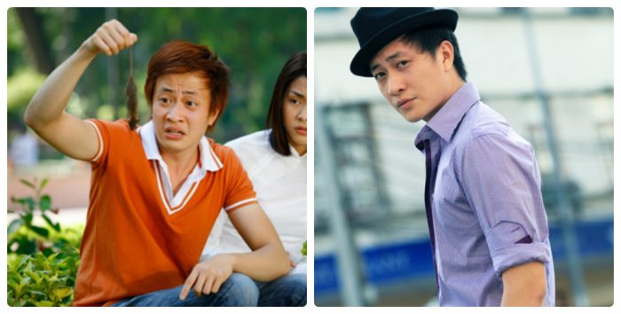 Lương Mạnh Hải ngày đóng phim “Bỗng dưng muốn khóc”.  
