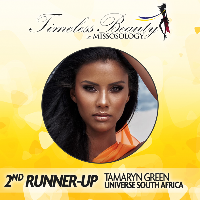 Xếp hạng 3 là Tamaryn Green (Nam Phi) - Á hậu 1 Hoa hậu Hoàn vũ 2018.    
