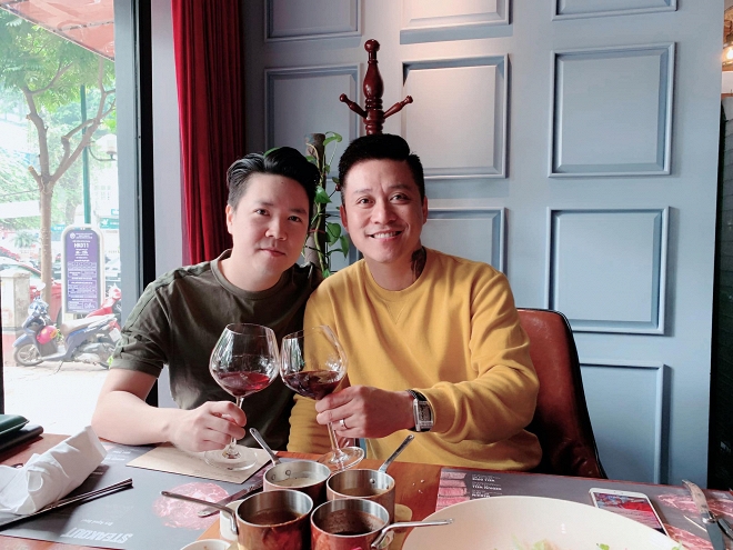 Tình bạn bền chặt của Lê Hiếu và Tuấn Hưng khiến nhiều người ngưỡng mộ.  