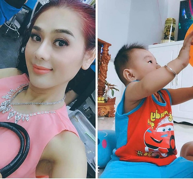 Con trai Lâm Khánh Chi càng lớn càng đáng yêu và có nhiều nét giống mẹ.