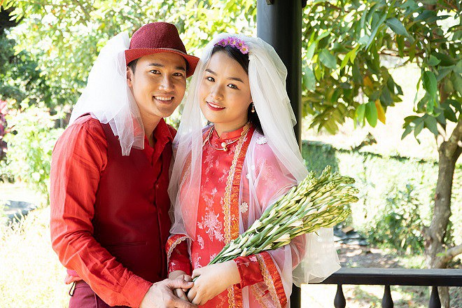 Con gái Hoàng Mập chụp ảnh cưới cùng diễn viên Hồ Quang Trí.