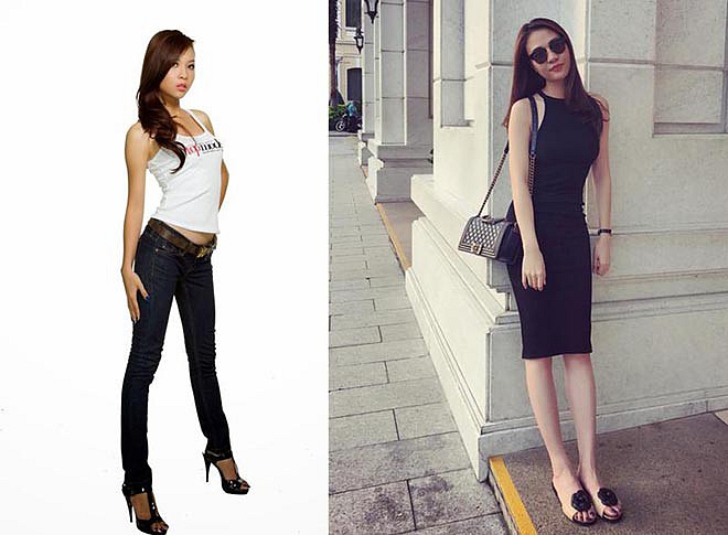 Trước đây, Đàm Thu Trang cũng mê giày cao gót như mọi cô gái khác.    