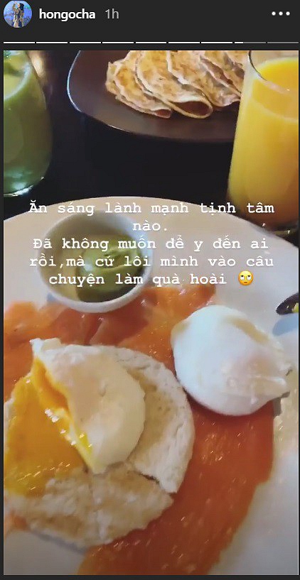 Động thái của Hồ Ngọc Hà được cho là đang mỉa mai 1 người nào đó.