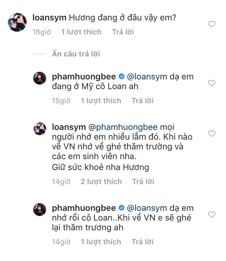 Về thăm lại trường cũ và các em Mừng SHBET phiên bản mới 2025 sẽ là dự định quan trọng của Phạm Hương nếu có dịp về lại Việt Nam.