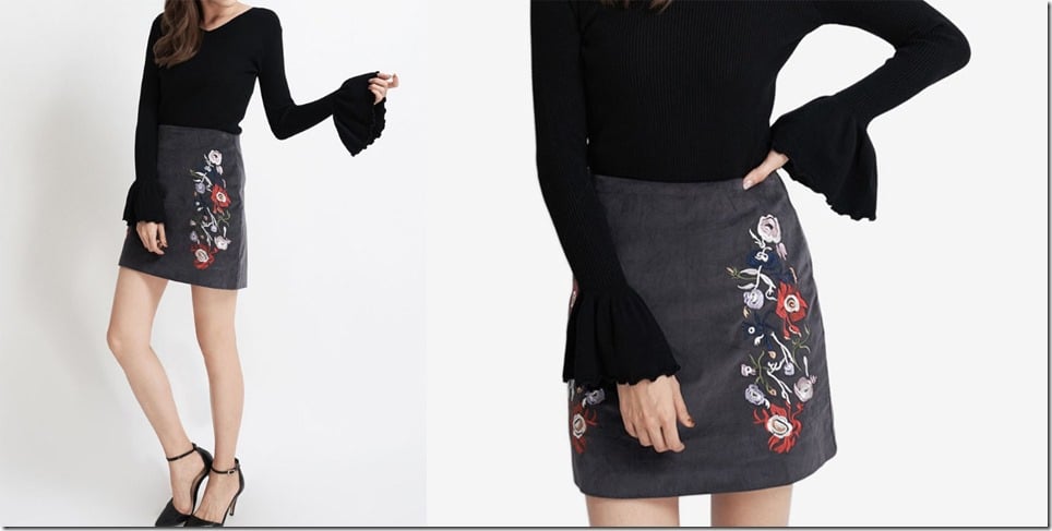 black-v-neck-bell-sleeve-