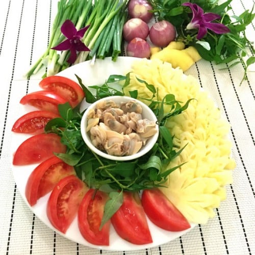 Canh ngao nau dua