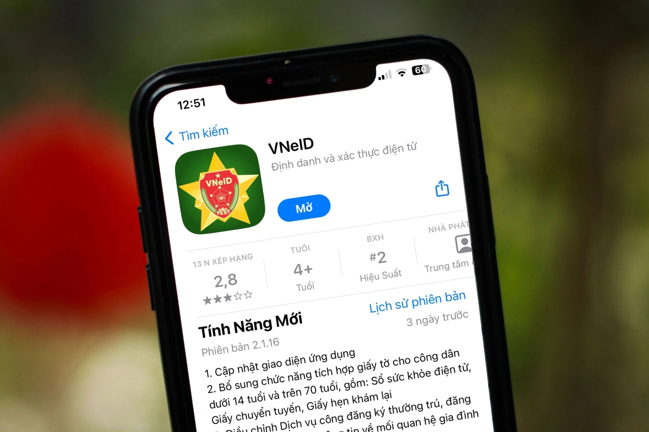 Tính năng mới của VNeID