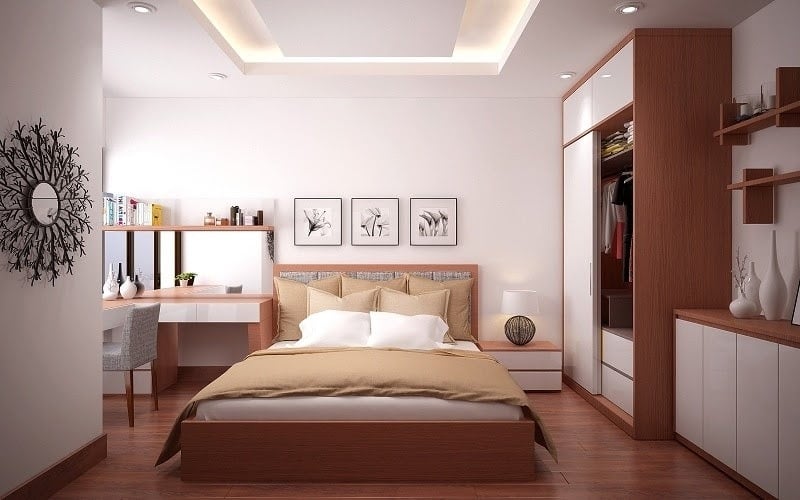 Phòng ngủ chính là không gian quan trọng nhất để vợ chồng trò chuyện, gắn kết và nuôi dưỡng tình cảm. Ảnh minh họa