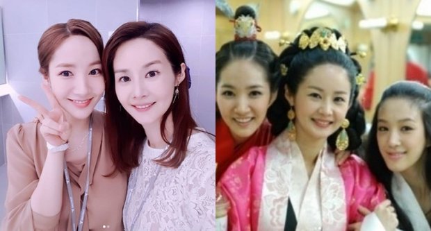 Hai bức ảnh được nữ diễn viên 45 tuổi đăng trên instagram.