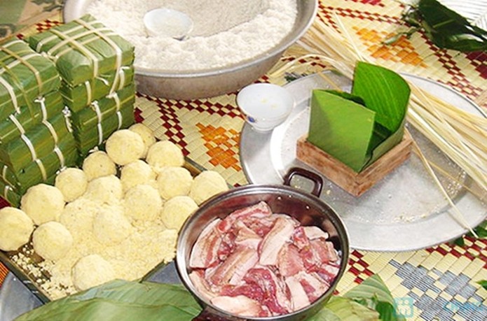 Cach goi banh chung bang khuon vua ngon vua dep ngay tet sharoncuneta.com 2