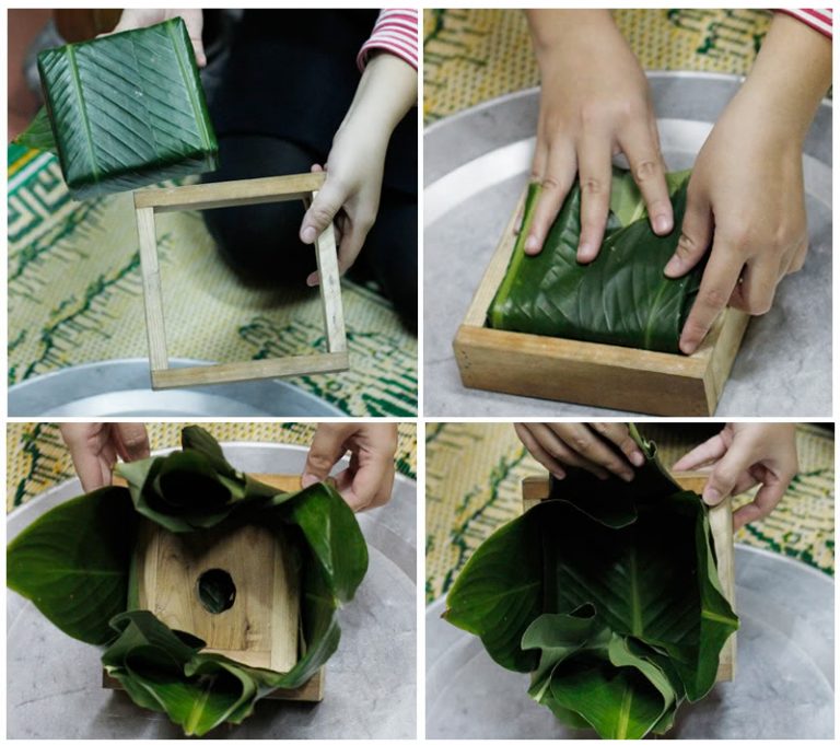 Cach goi banh chung bang khuon vua ngon vua dep ngay tet sharoncuneta.com 5