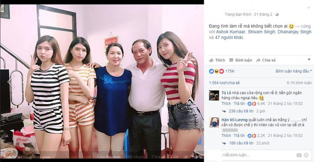 Gia dinh co 3 nang tien khien cong dong mang soi suc sharoncuneta.com 1