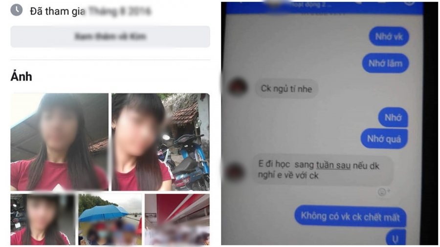 Tin nhắn qua lại giữa chồng và bồ.