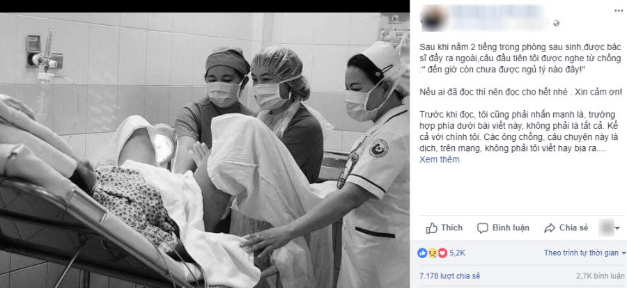 Câu chuyện chua xót được lan truyền trên mạng xã hội